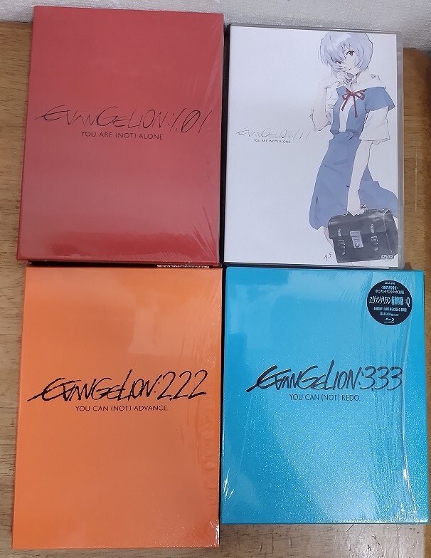 DVD Blu-ray/エヴァンゲリヲン新劇場版 4本セット/序1.01 序1.11 破2.22 Q3.33/国内正規品 緒方恵美 林原めぐみ拍卖