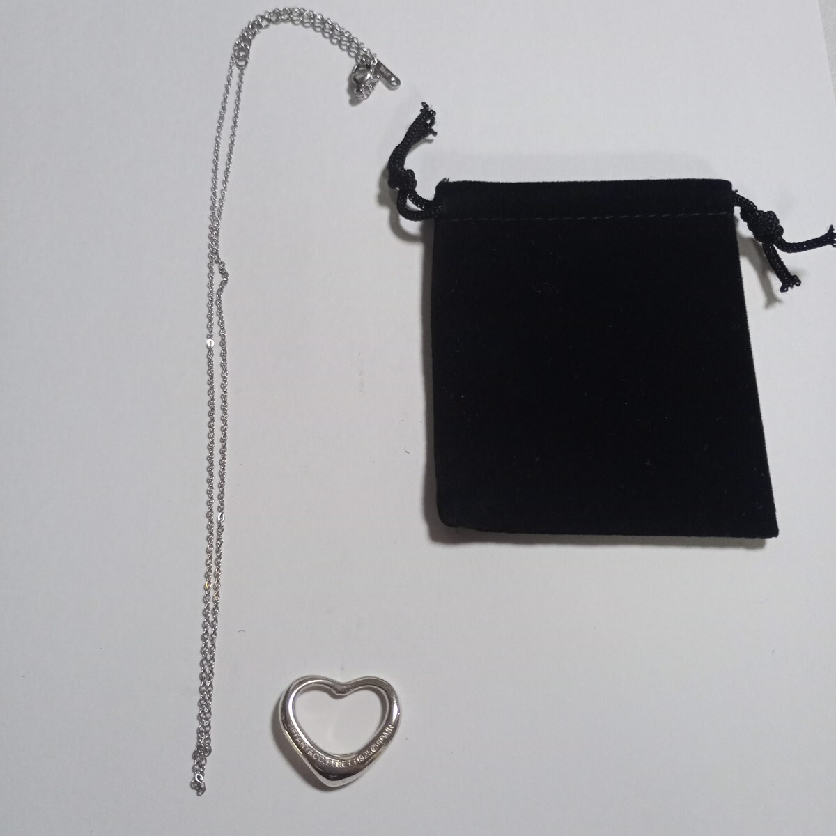 TIFFANY&Co ティファニー オープンハート ネックレス SV925【AZ4480mfgn】拍卖