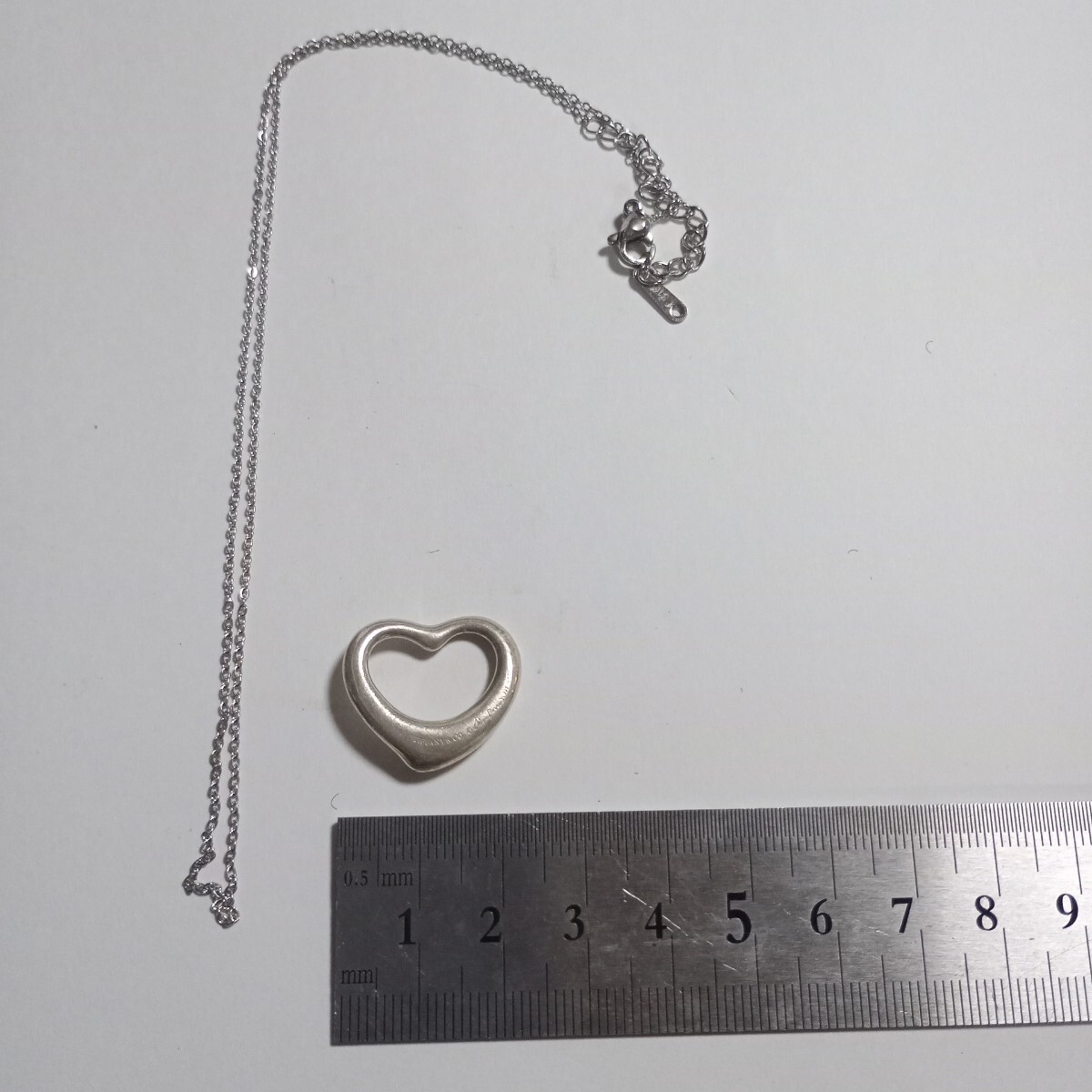 TIFFANY&Co ティファニー オープンハート ネックレス SV925【AZ4280wmd】拍卖