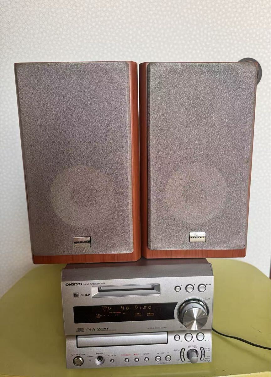 ONKYO FR-7GX CD/MDコンポ & スピーカーシステム オンキョー D-S7GX 左右ペア ONKYO拍卖