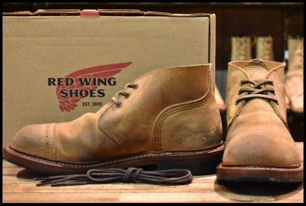 【7.5D 箱付 良品 ナイジェルケーボン別注 17年】レッドウィング 4632 マンソン チャッカ ミュールスキナー 短靴 ブーツ redwing HOPESMORE拍卖