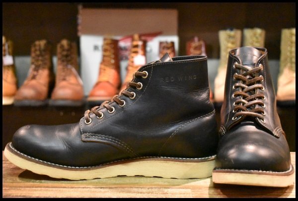 【8.5D 良品 12年】レッドウィング 9870 アイリッシュセッター ブラック クローンダイク 黒 編み上げ ブーツ redwing HOPESMORE拍卖