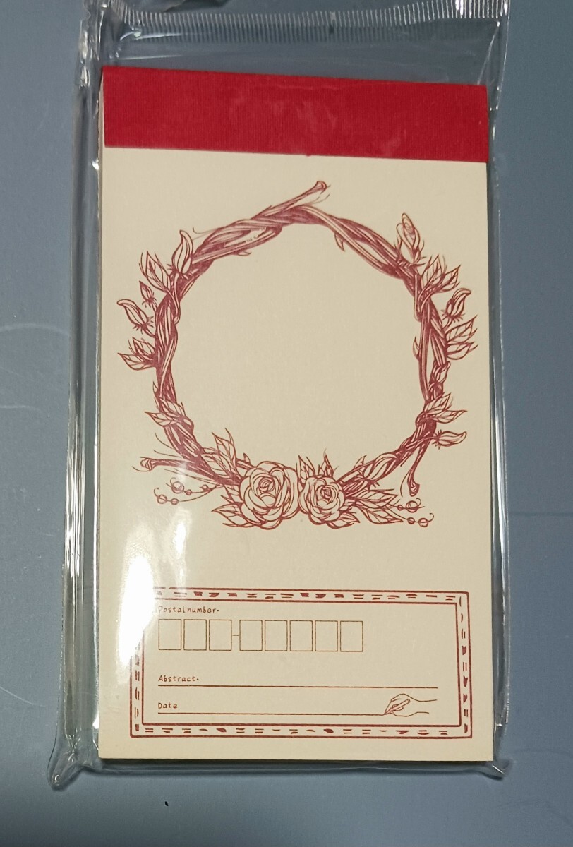 メッセージカード メモ ラベル 50枚/切り取りミシン目入り/薔薇 コラージュ素材 紙もの/送料110円から可能拍卖