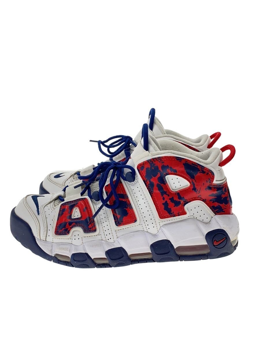 NIKE◆AIR MORE UPTEMPO_エア モアアップテンポ/26cm/WHT/毛玉、汚れ有拍卖