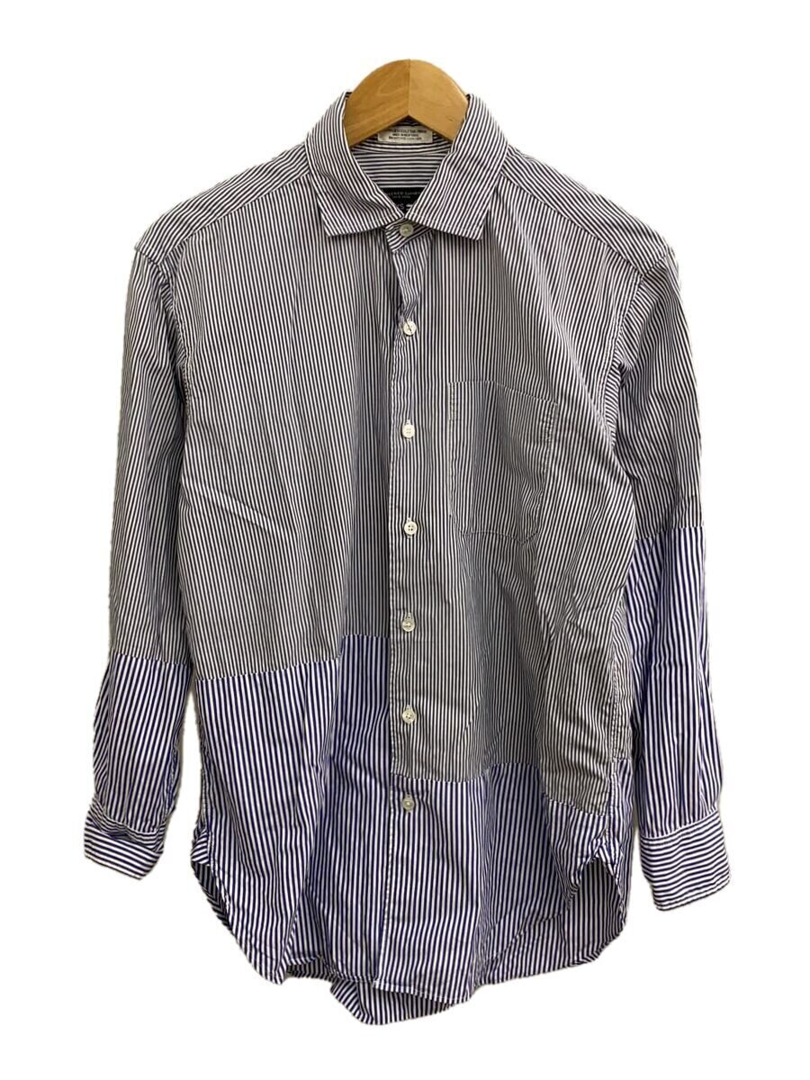 Engineered Garments◆切替/長袖シャツ/XS/コットン/WHT/ストライプ//拍卖