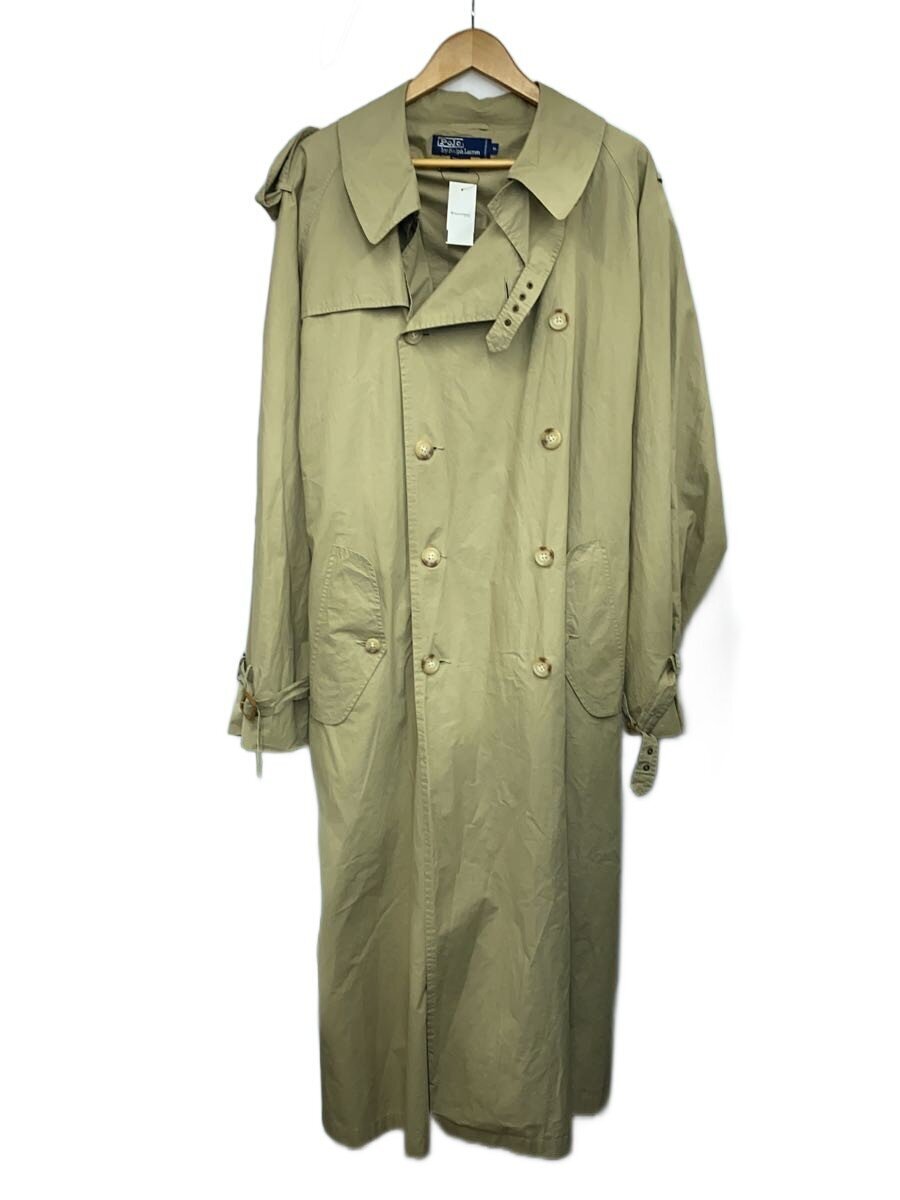 POLO RALPH LAUREN◆90s/Cotton Poplin Trench Coat/一枚袖/トレンチコート/XL/コットン/BEG拍卖
