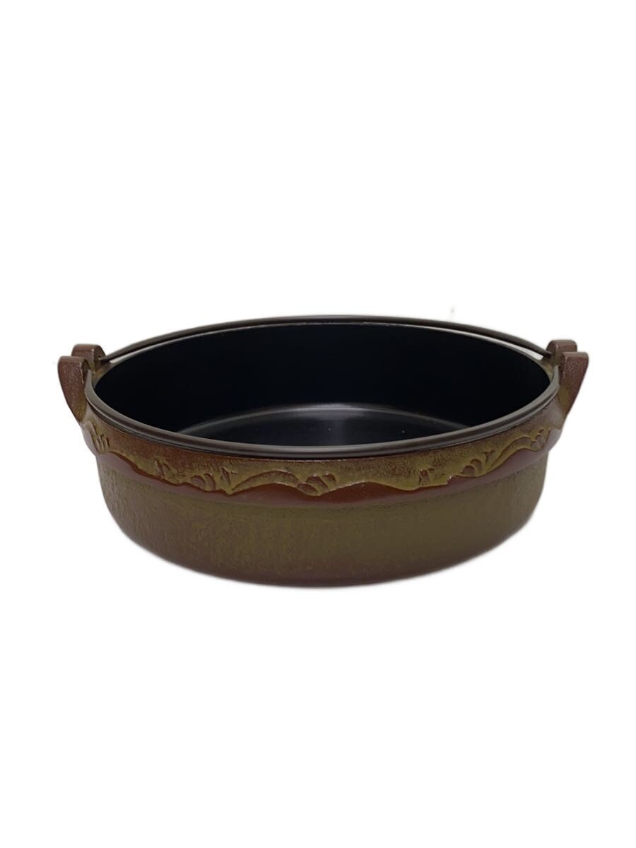 南部鉄器◆鍋/サイズ:26cm/BLK/すき焼き鍋/波千鳥拍卖