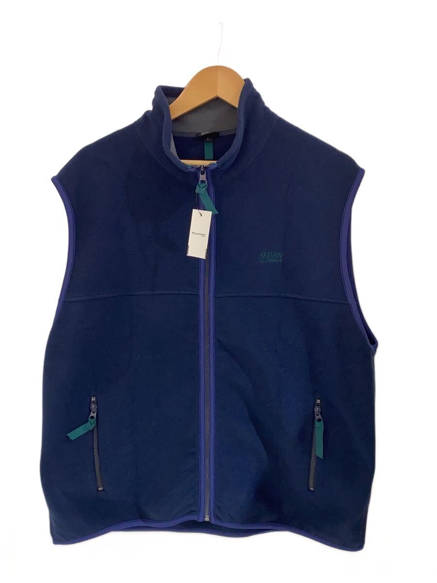 SEDAN ALL-PURPOSE◆SEDAN ALL-PURPOSE/Fleece/フリースベスト/L/ポリ/BLU/SD23F-CT06拍卖