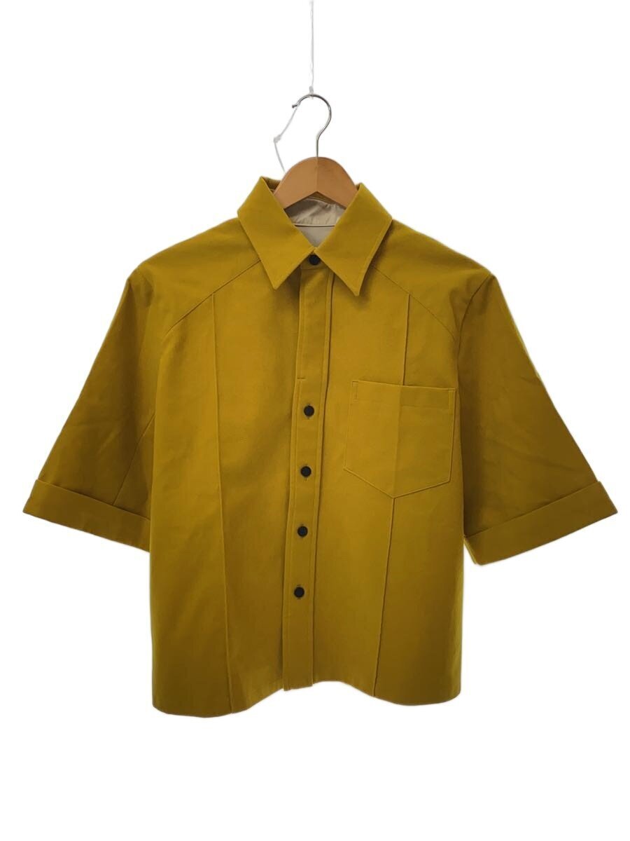 TOGA PULLA◆半袖シャツ/36/人工皮革/イエロー/無地/TP12-FJ229拍卖