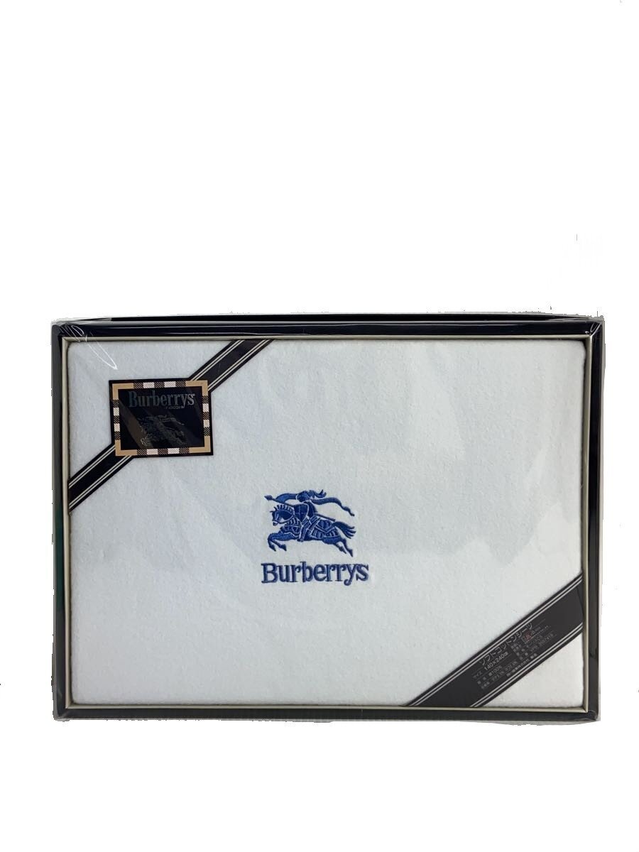 BURBERRY LONDON◆寝具/ブルー/VPB 3557419/ソフトコットンシーツ/モーリス CS拍卖