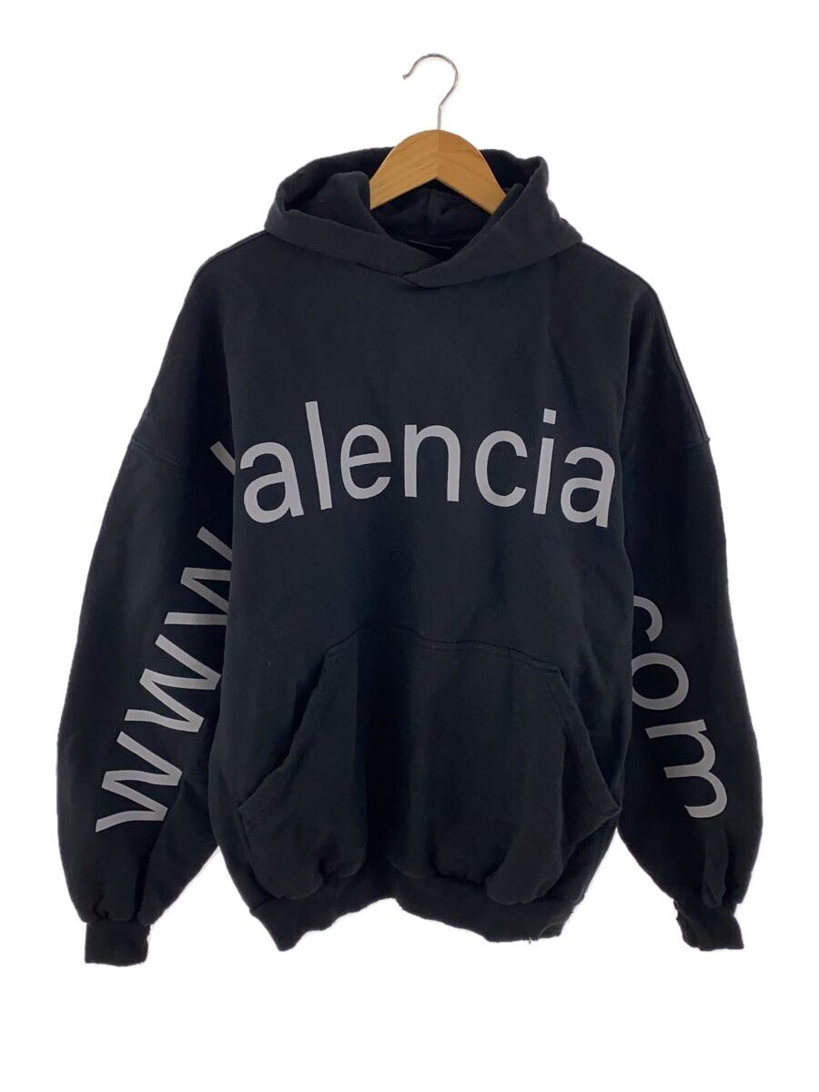 BALENCIAGA◆パーカー/1/コットン/BLK拍卖