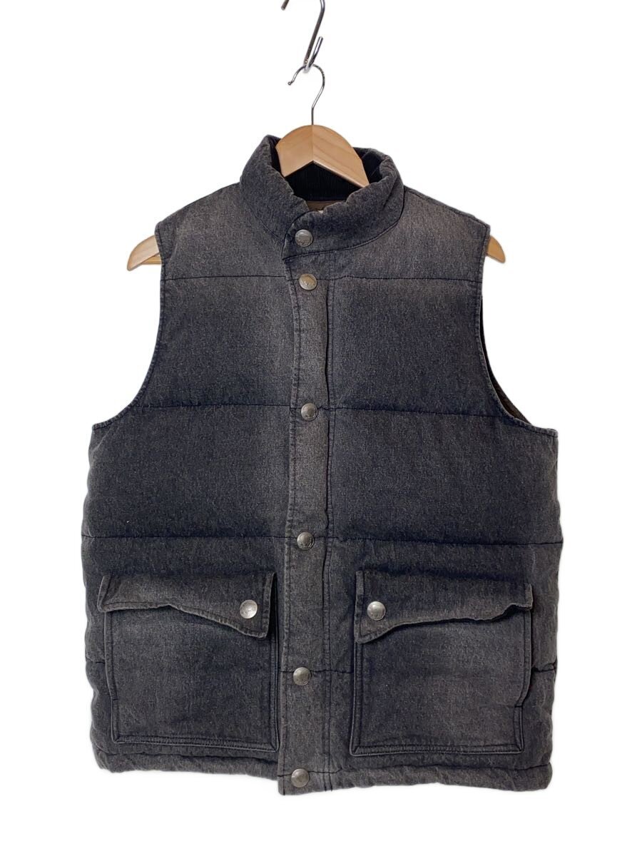 HOUSTON◆ダウンベスト/L/コットン/GRY/50740拍卖