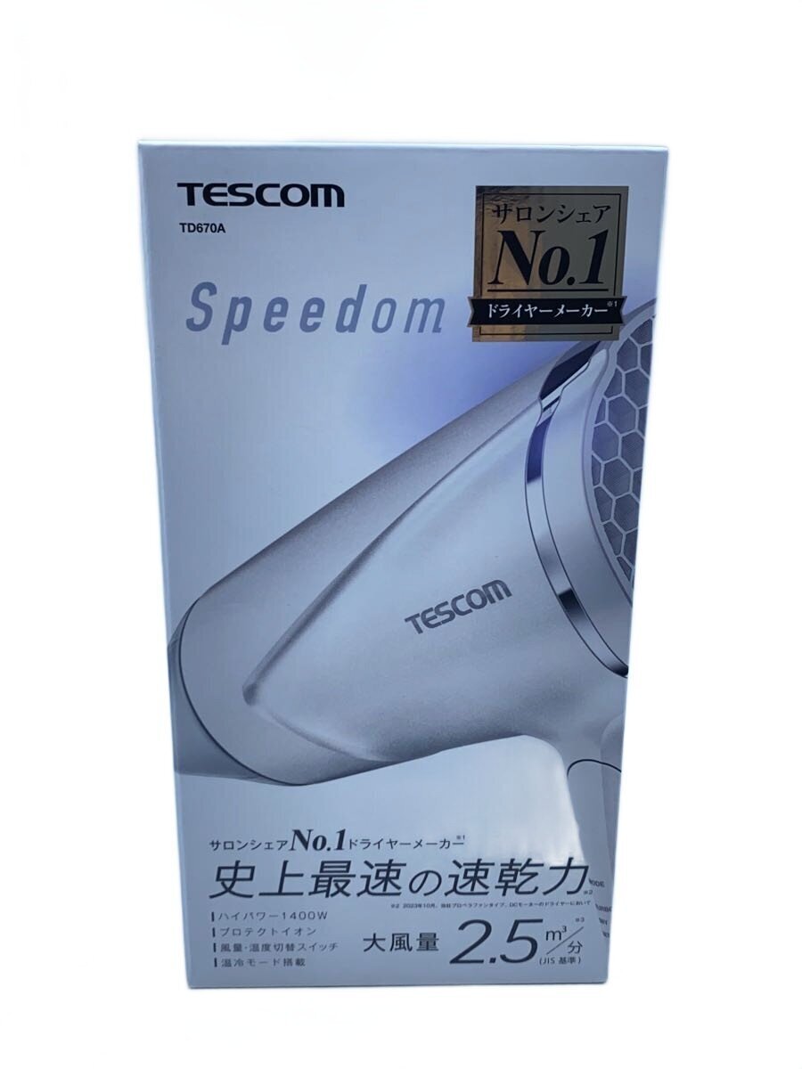 TESCOM◆ドライヤー・ヘアアイロン スピーダム TD670A-W拍卖