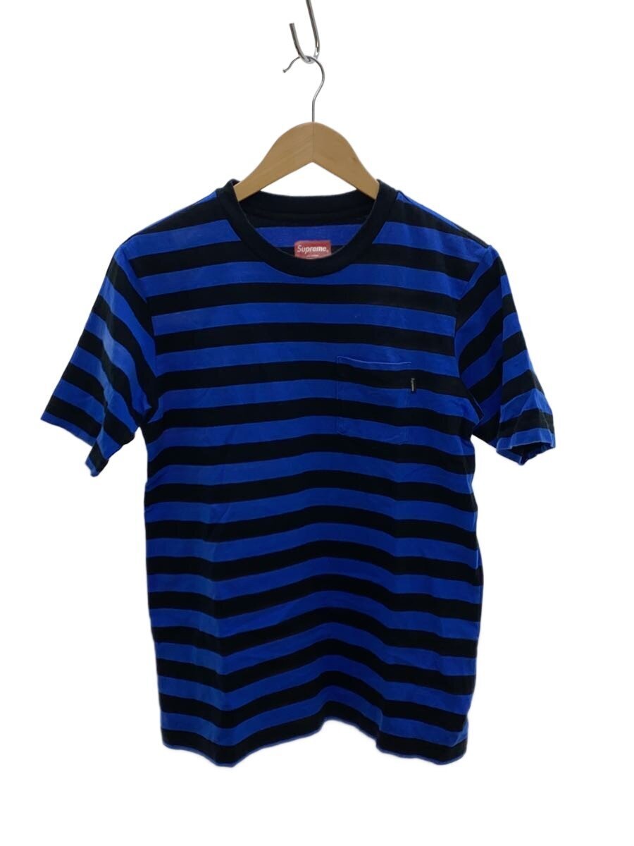 Supreme◆Tシャツ/S/コットン/BLK/ボーダー拍卖