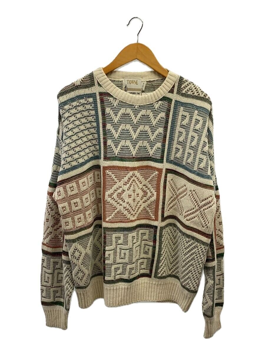 London Fog◆ニット・セーター(厚手)/XL/コットン/マルチカラー//拍卖