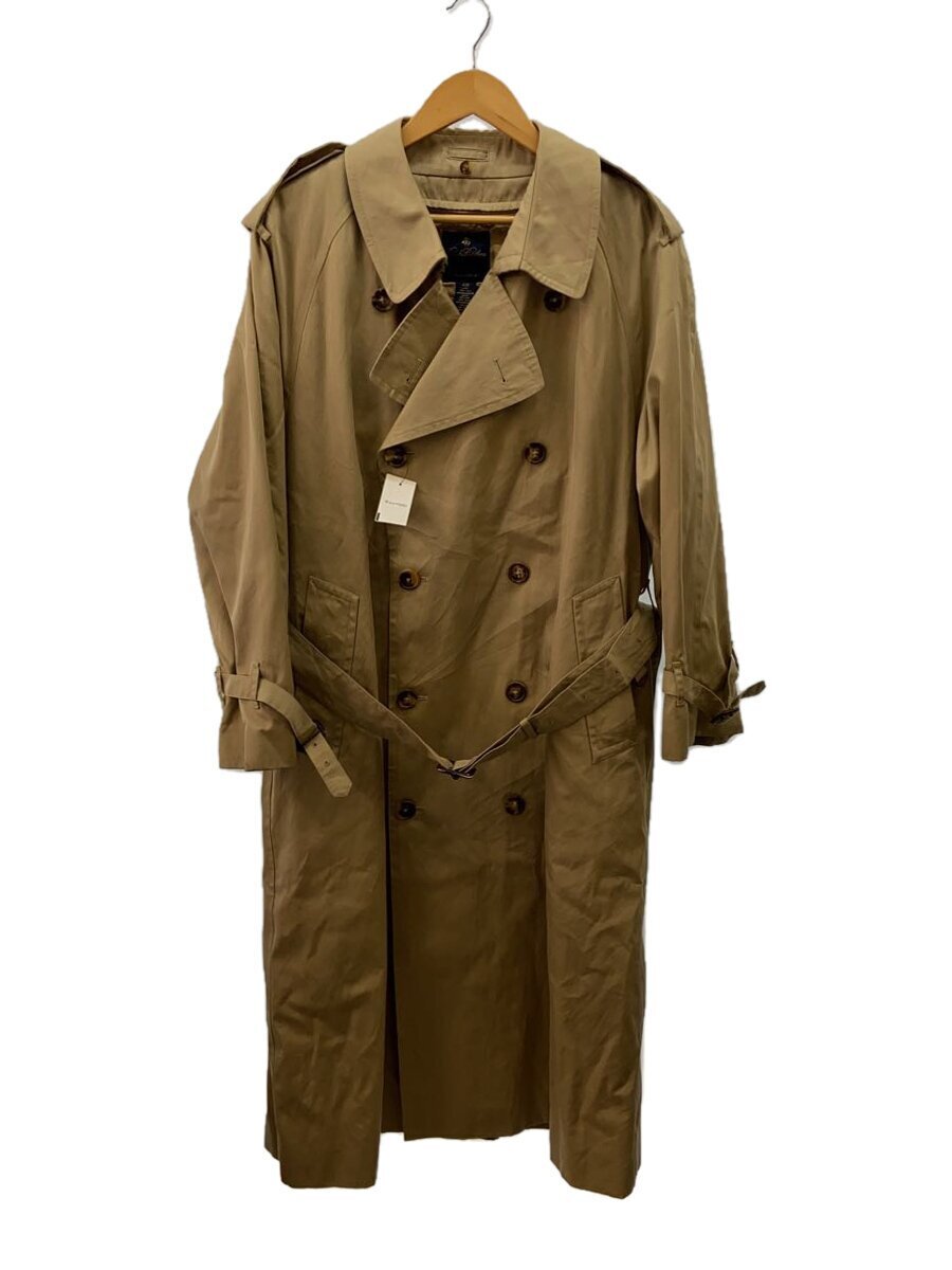 BROOKS BROTHERS◆トレンチコート/42/コットン/BEG/無地/※汚れ有//拍卖