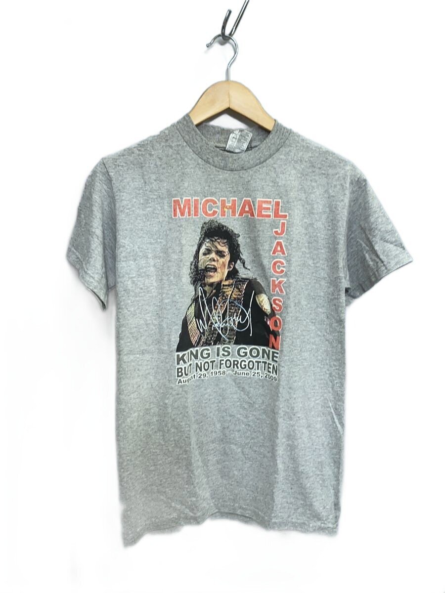 ALSTYLE◆Michael Jackson/Tシャツ/S/コットン/GRY拍卖