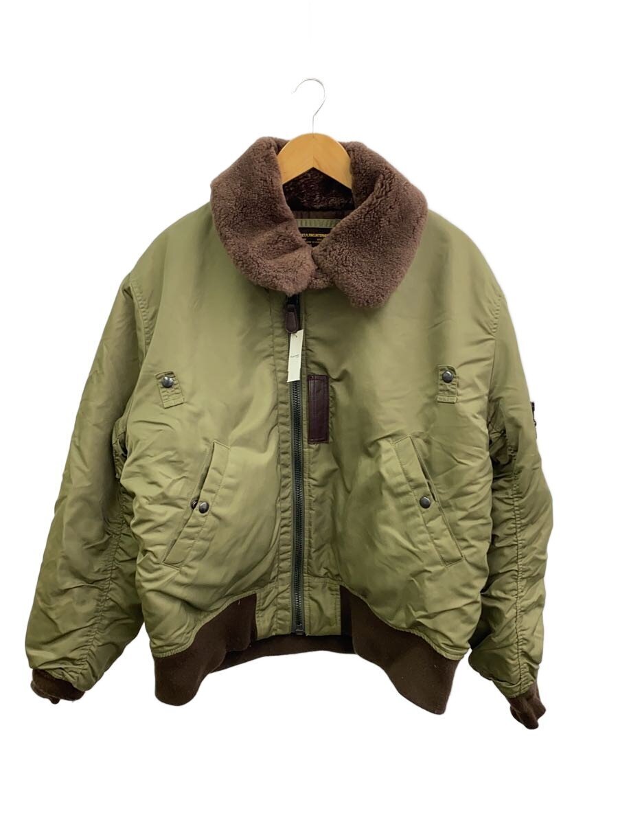 WAIPER◆フライトジャケット/B-15B/U.S.AIR FORCE/44/ナイロン/KHK/無地/23WP20拍卖