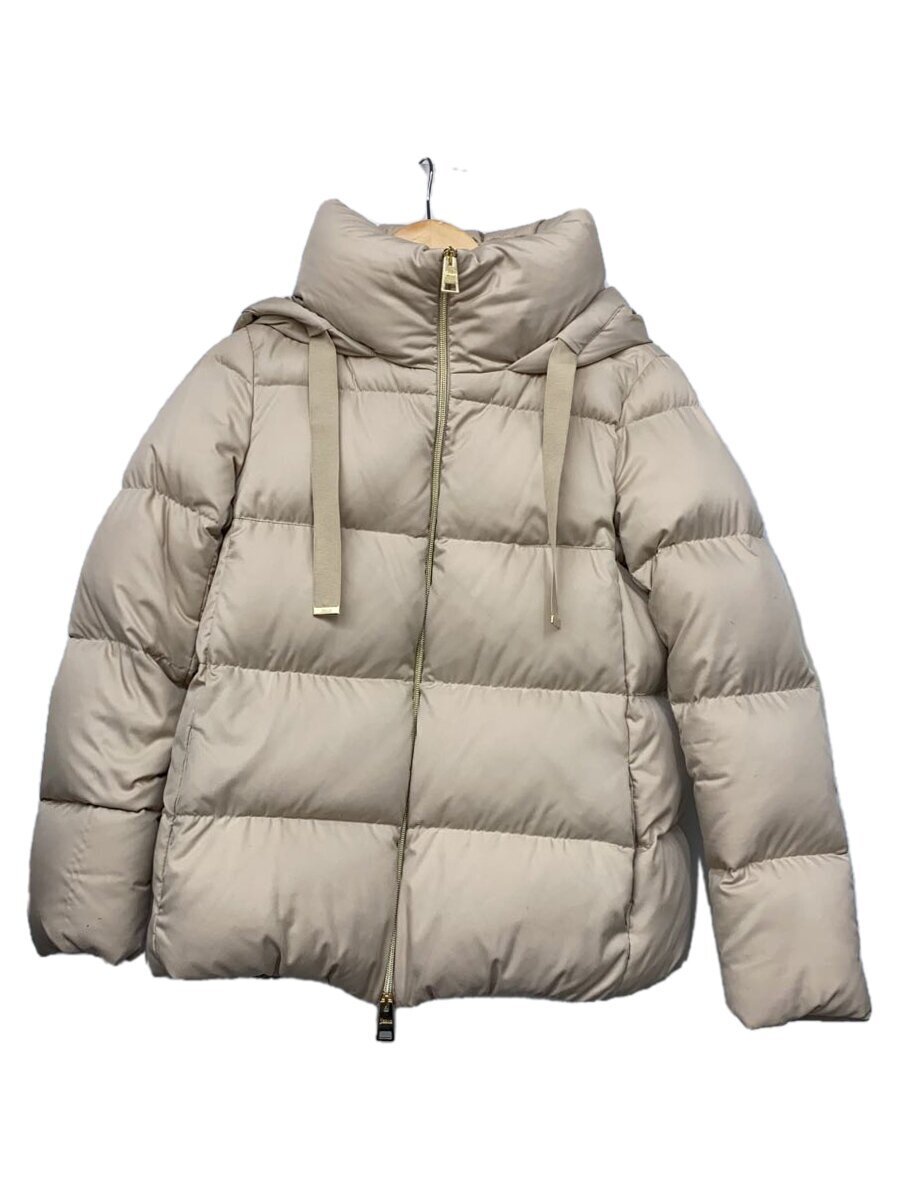 HERNO◆ARENDELLE/ダウンジャケット/40/ポリエステル/BEG/PI001589D-12414-1980//拍卖
