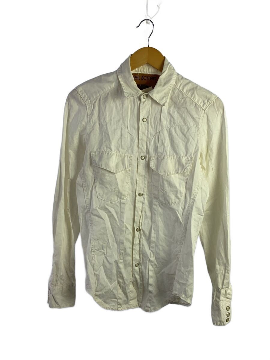 NEIL BARRETT◆長袖シャツ/XS/コットン/WHT/無地/139939拍卖