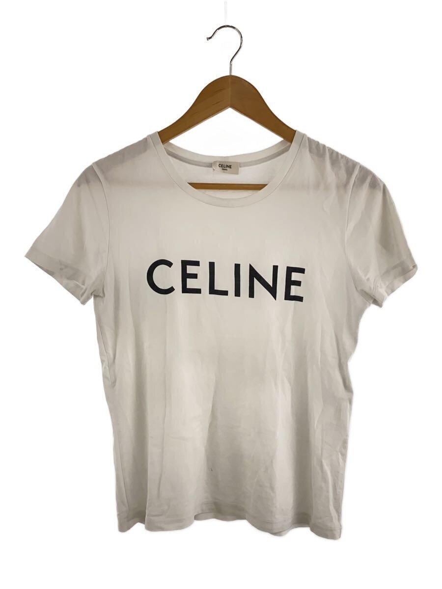CELINE◆Tシャツ/S/コットン/WHT/2X314916G拍卖