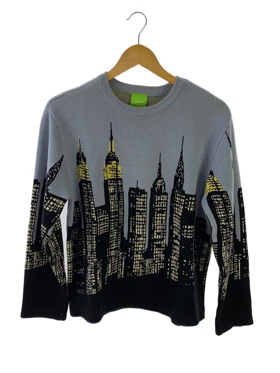 HUF◆ニット・セーター(厚手)/S/コットン/GRY/KN00387拍卖