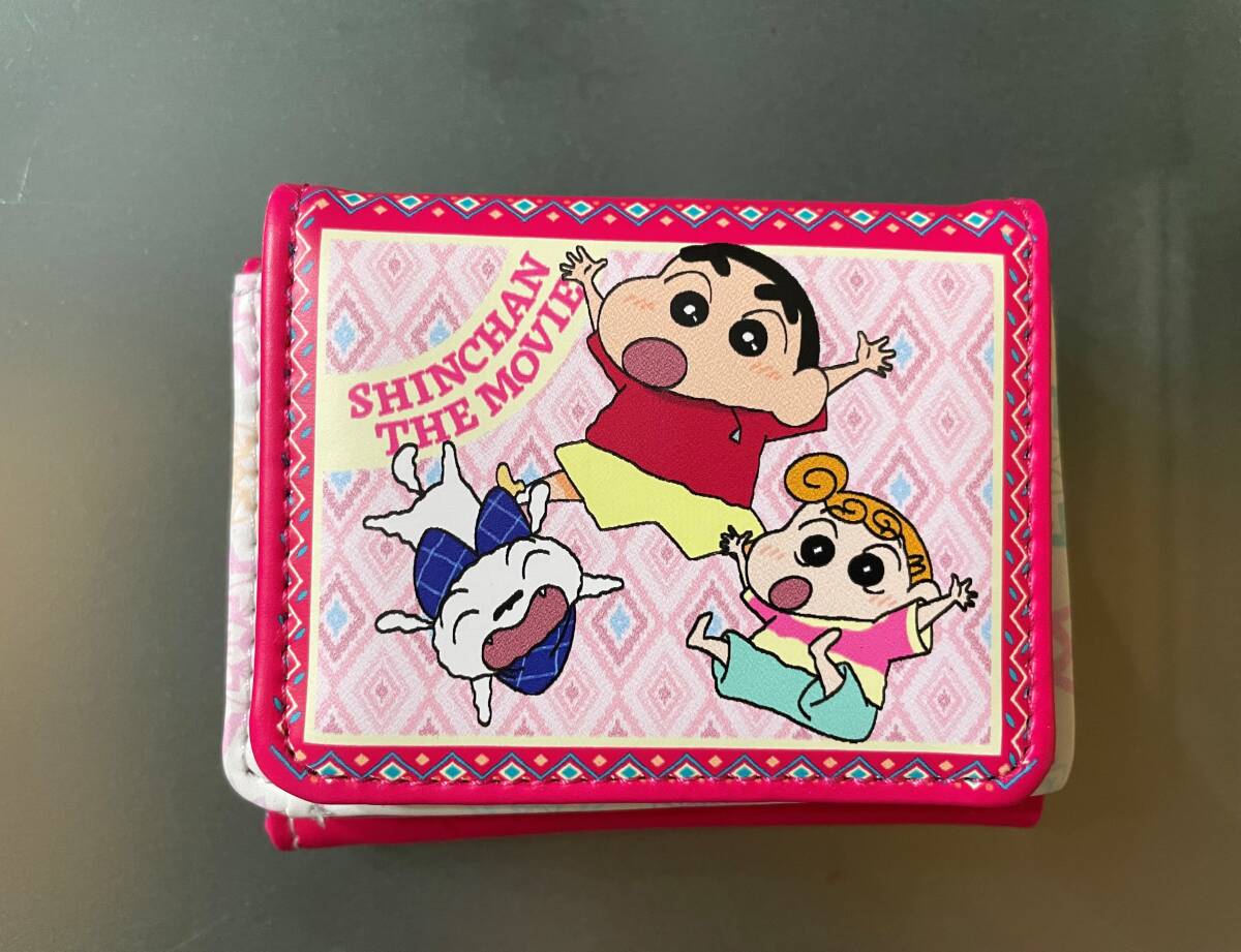 【3137.クレヨンしんちゃん SHINCHAN THE MOVIE TS しんちゃんザムービー 財布 カード入れ 小銭入れ 未使用新品】拍卖