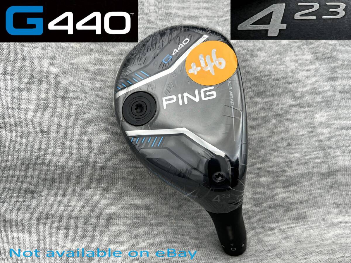 ☆CT246☆ ツアー支給品 WRX PROTO PING G440 HYBRID #4 23°(リアル 22.25°) スペックシート付き TOUR ISSUE拍卖