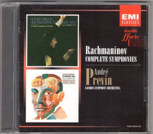 ラフマニノフ:交響曲全集 / アンドレ・プレヴィン / ロンドン交響楽団 / 2CD拍卖