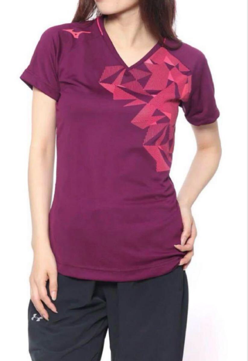 送料無料 新品 MIZUNO バレーボールTシャツ XL拍卖
