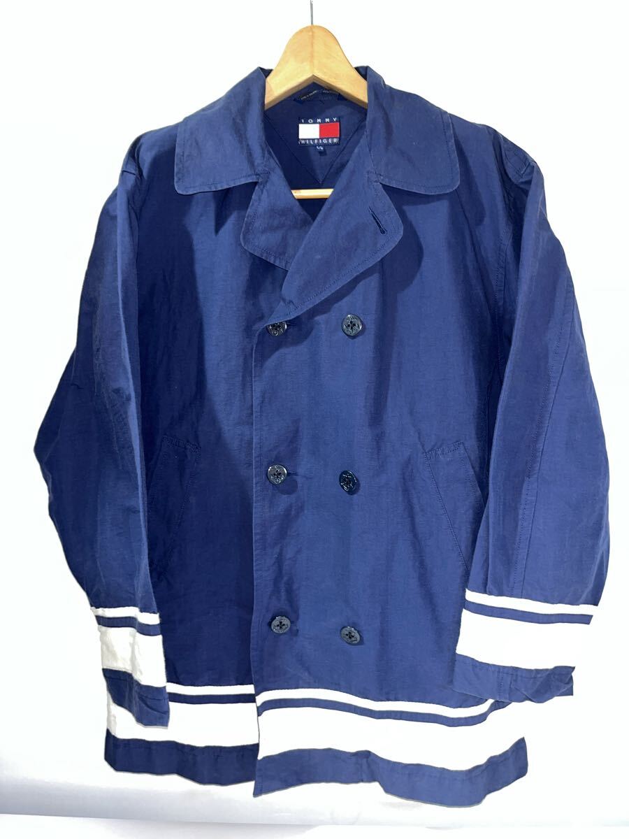 TOMMY HILFLGER コットン ピーコート L/G XLーXXL相当 トミーヒルフィガー Pコート ブルゾン コート拍卖