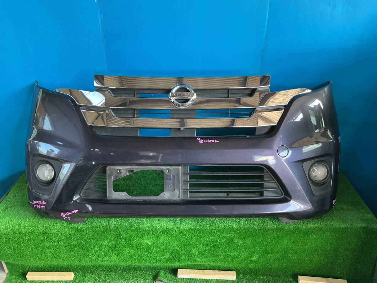 【9225】デイズルークス B21A フロントバンパーグリル付き VYN 62651-6A05L拍卖