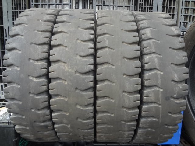 ●L294 フォークリフト 夏 DUNLOP POWER LIFTER 6.00-15 10PR 4本 2021年製 NYLON拍卖
