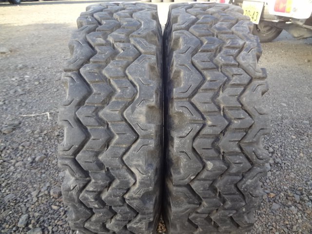 □L521 フォークリフト 冬 DUNLOP POWER SNOW 6.50-10 12PR 2本 NYLON拍卖