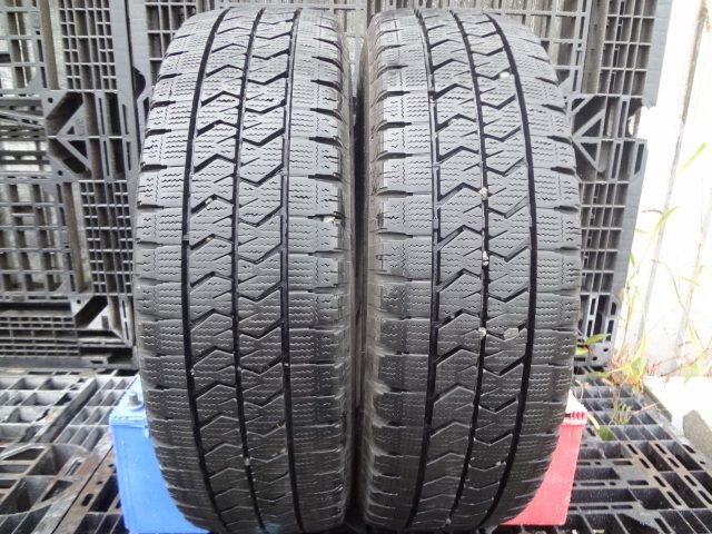●8640 冬 美品8分山 ブリヂストン W989 225/75R16 118/116 N LT 2本 2023年製拍卖