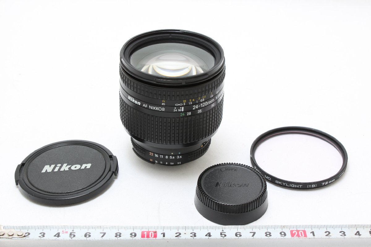 ※ ニコン AF-D 24-120mm f3.5-5.6D キャップ前後 フィルタースカイライト1b付拍卖