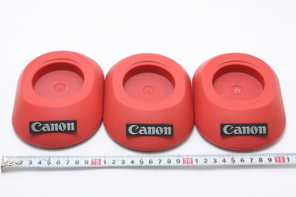 ※ レア 希少 展示台 3個 キャノン EOS EF レンズ 保管用 防湿庫に 約W10xD15cm Canon(3750拍卖