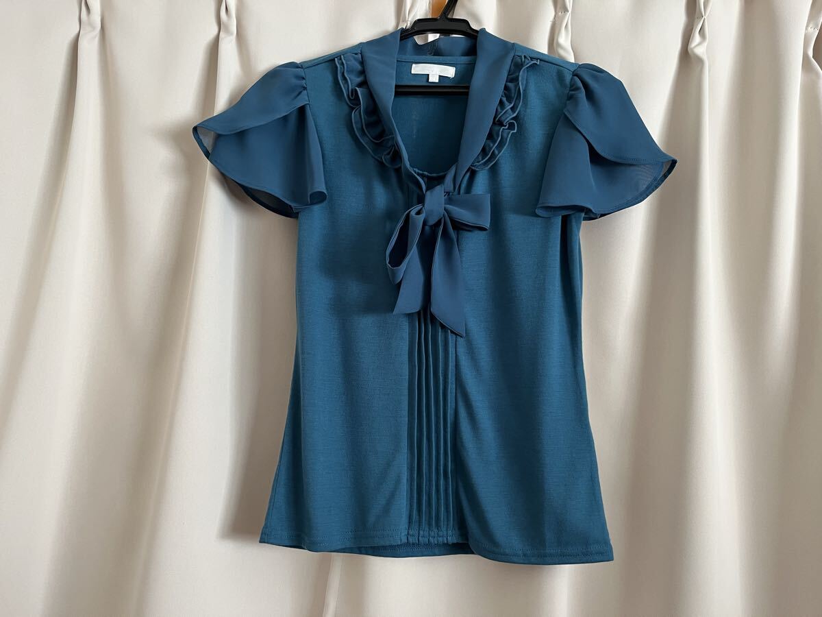 【大人上品な】ブラウス シャツ 半袖拍卖