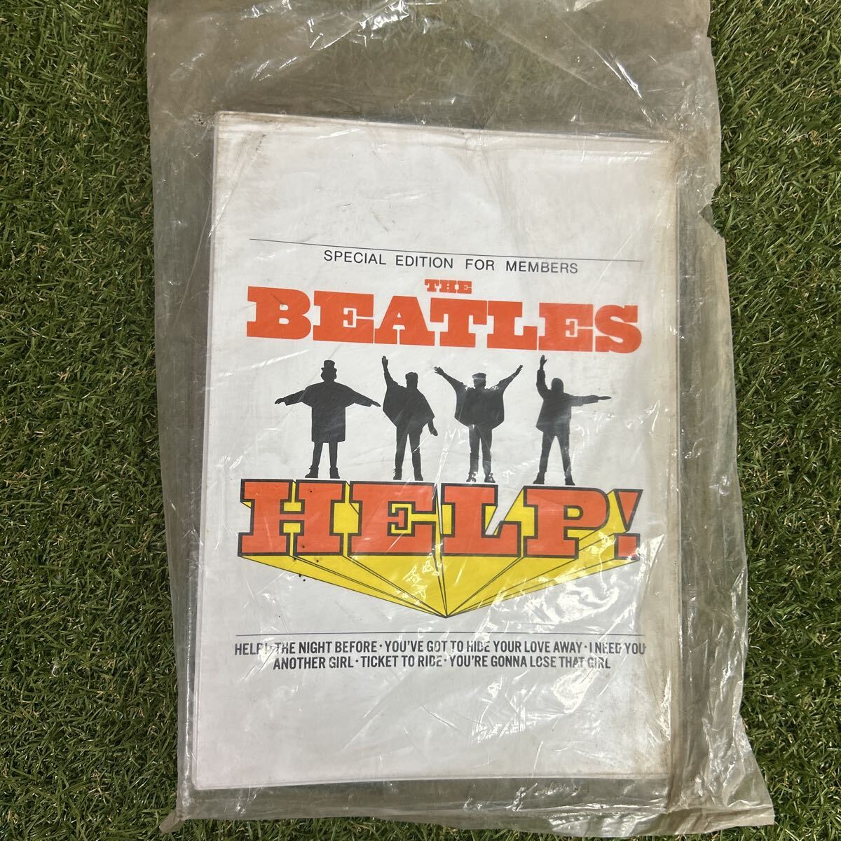 ★BEATLES/ビートルズ「Help!(ヘルプ!)」CINE CLUB MENBERS ファンクラブ限定 当時もの ファイル 21×28★拍卖