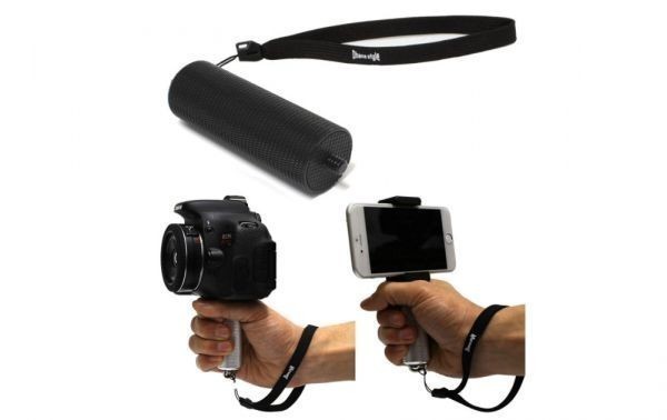 カメラ ハンドグリップ 一脚 手振れ 軽減 ハンディ モノポッド 一眼レフ ミラーレス コンパクト デジカメ MHG Type E174 ブラック拍卖