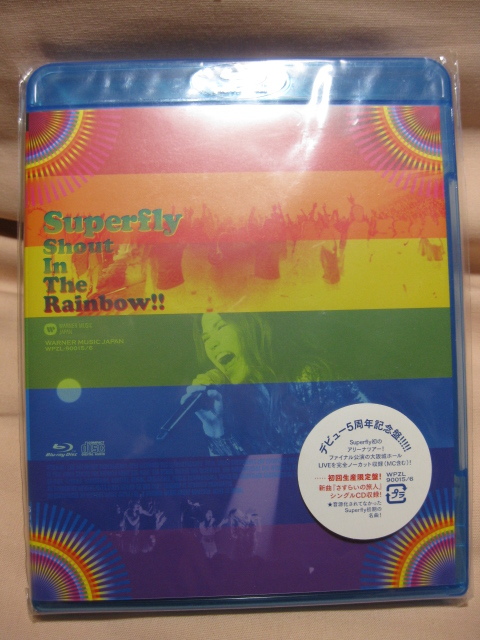 Blu-ray Superfly Shout In The Rainbow!! 初回CD付拍卖