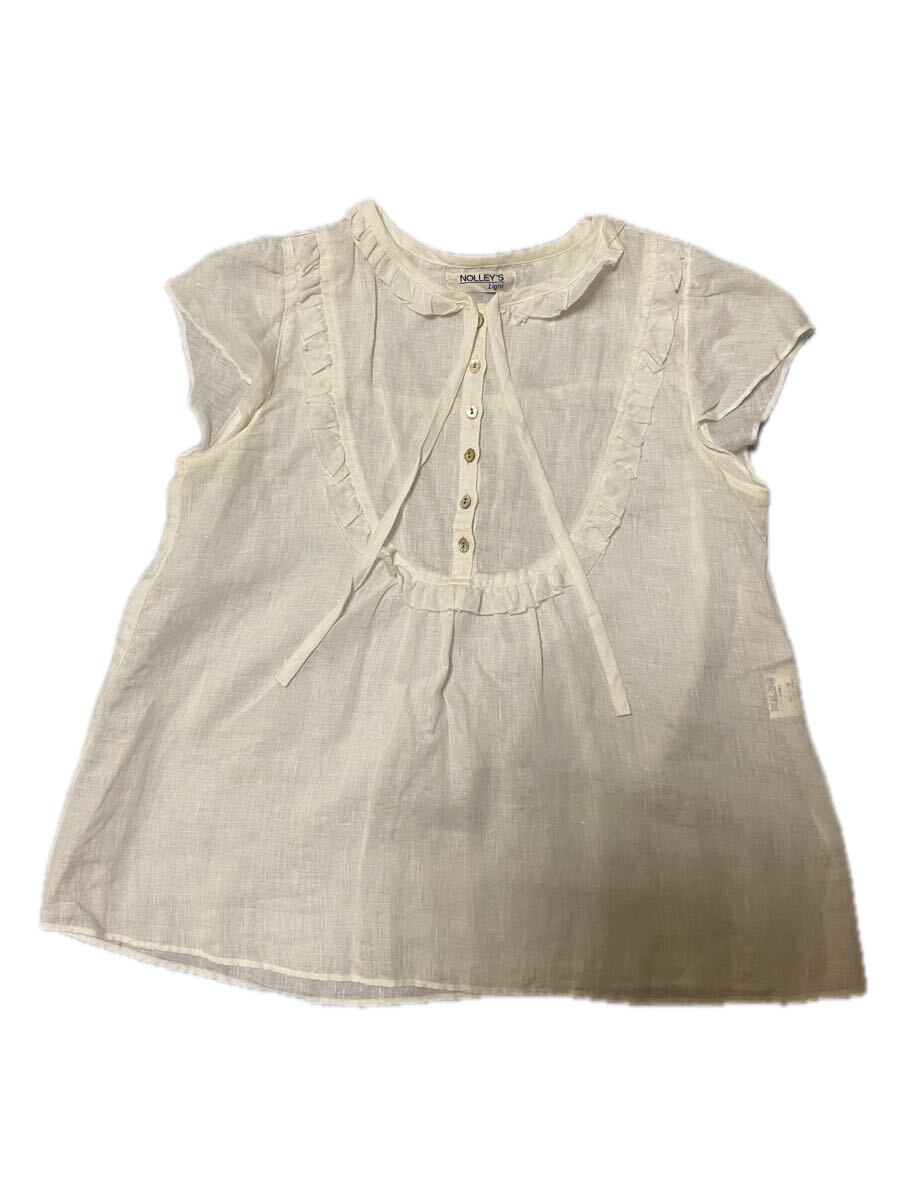 ノーリーズ ノースリーブ ブラウス シャツ / 麻 / レディース Mサイズ 日本製拍卖
