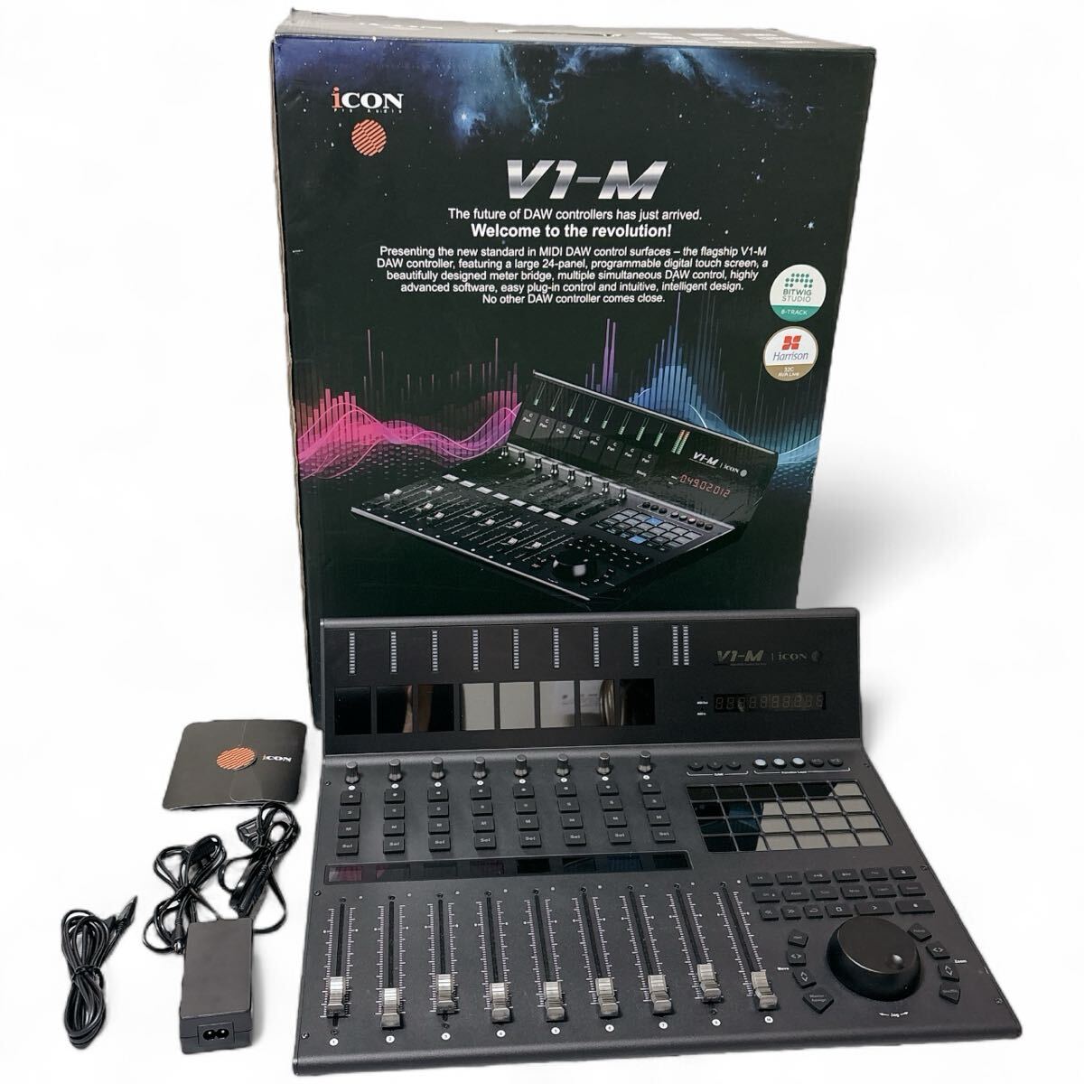 【ほぼ未使用美品】 ICON DIGITAL V1-M JACOB JENSEN dawコントローラー midiフェーダー拍卖