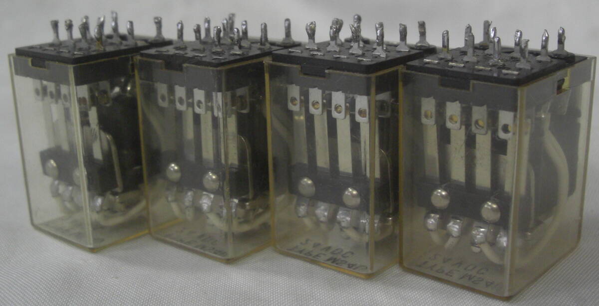 DEC&OMRON/DC24Vパワーリレー/4回路2接点/4個1口R070925No1拍卖