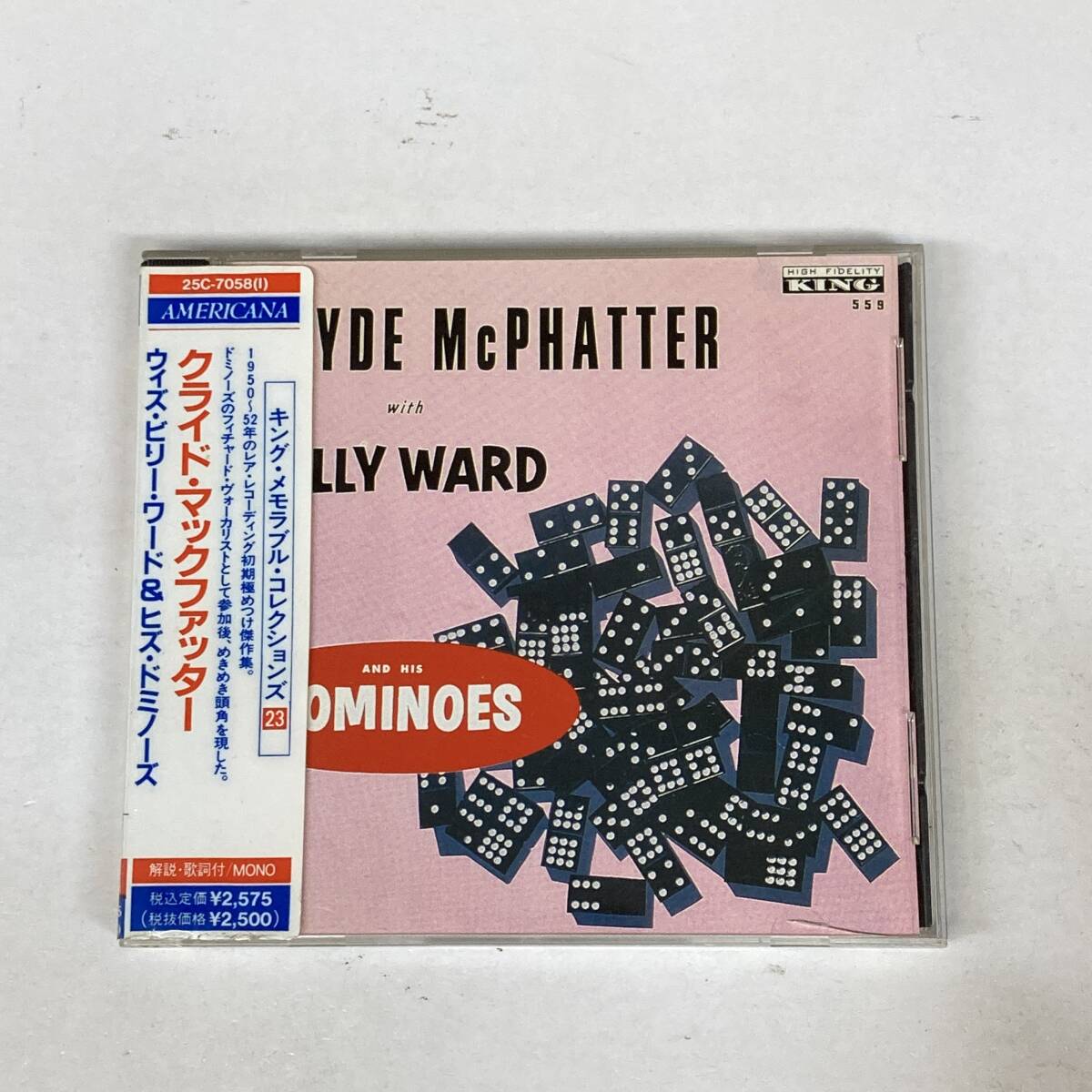 PR2172 CD *Clyde McPhatter With Billy Ward And His Dominoes* Clyde McPhatter With Billy Ward And His Dominoes 帯付拍卖