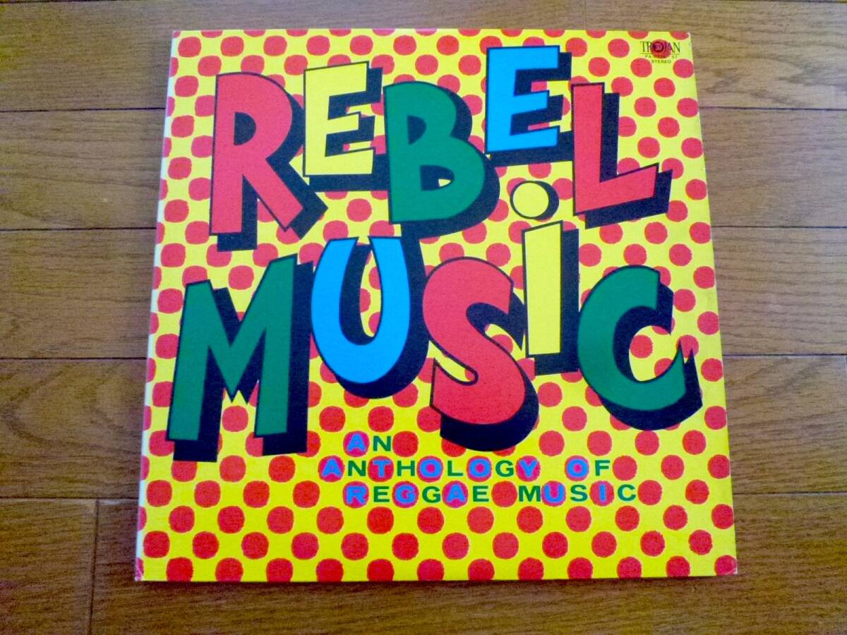 LP VARIOUS ARTISTS / REBEL MUSIC / ANTHOLOGY OF REGGAE MUSIC 2枚組拍卖
