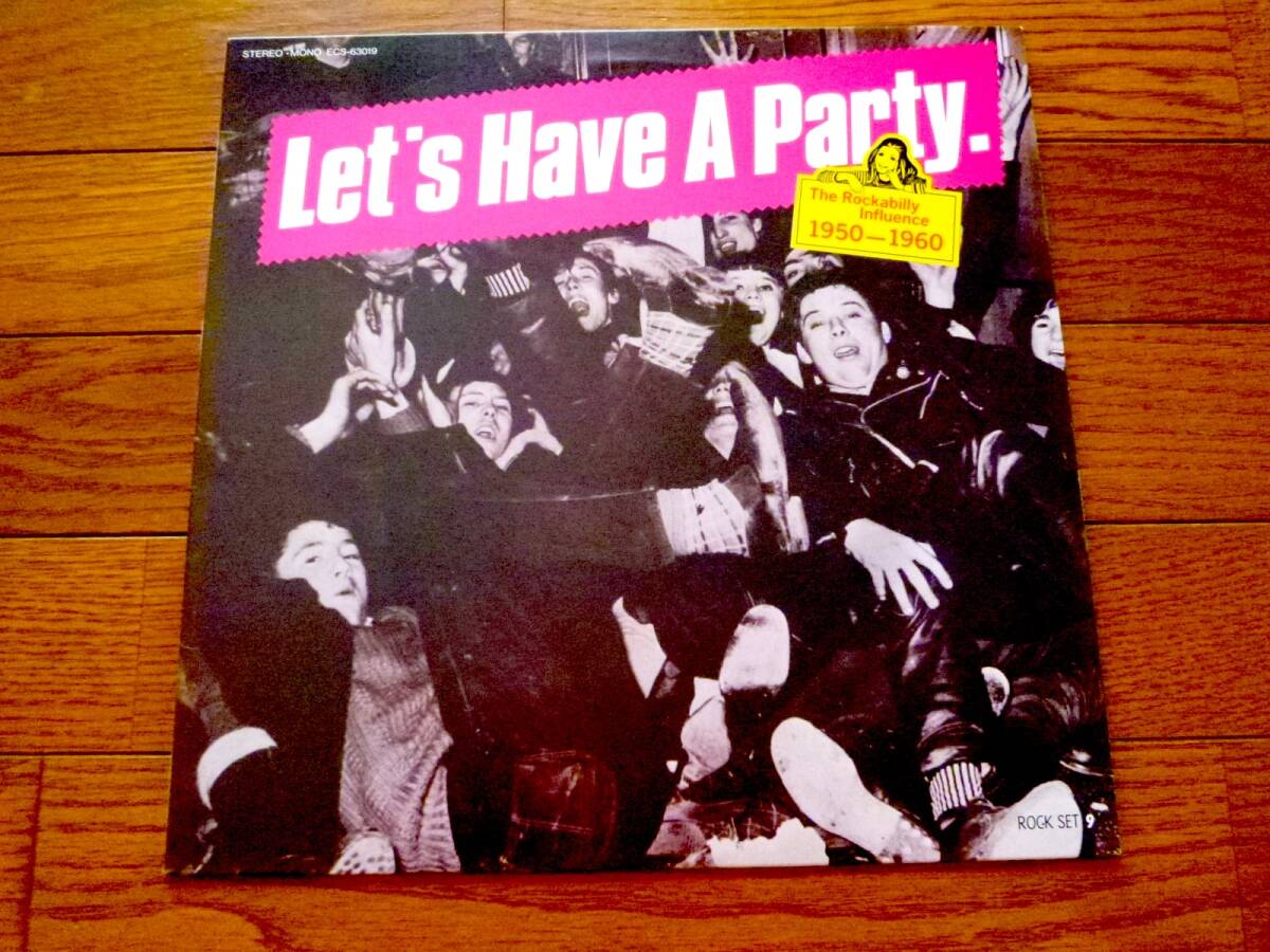 LP VARIOUS ARTISTS / ロカビリー旋風 LET'S HAVE A PARTY, WANDA JACKSON , GENE VINCENT , EDDIE COCHRAN ,他拍卖