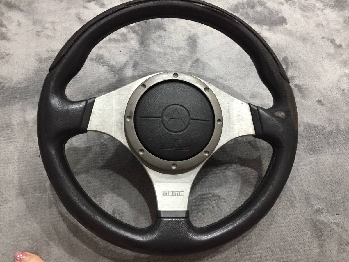 希少!! 三菱 純正 MOMO モモ ステアリング ランエボ 7 8 9 ランサーエボリューション CT9A 拍卖