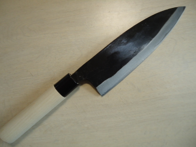 鍛冶屋廃番 土佐黒打ち厚出刃180mm 在庫限り売切り御免拍卖