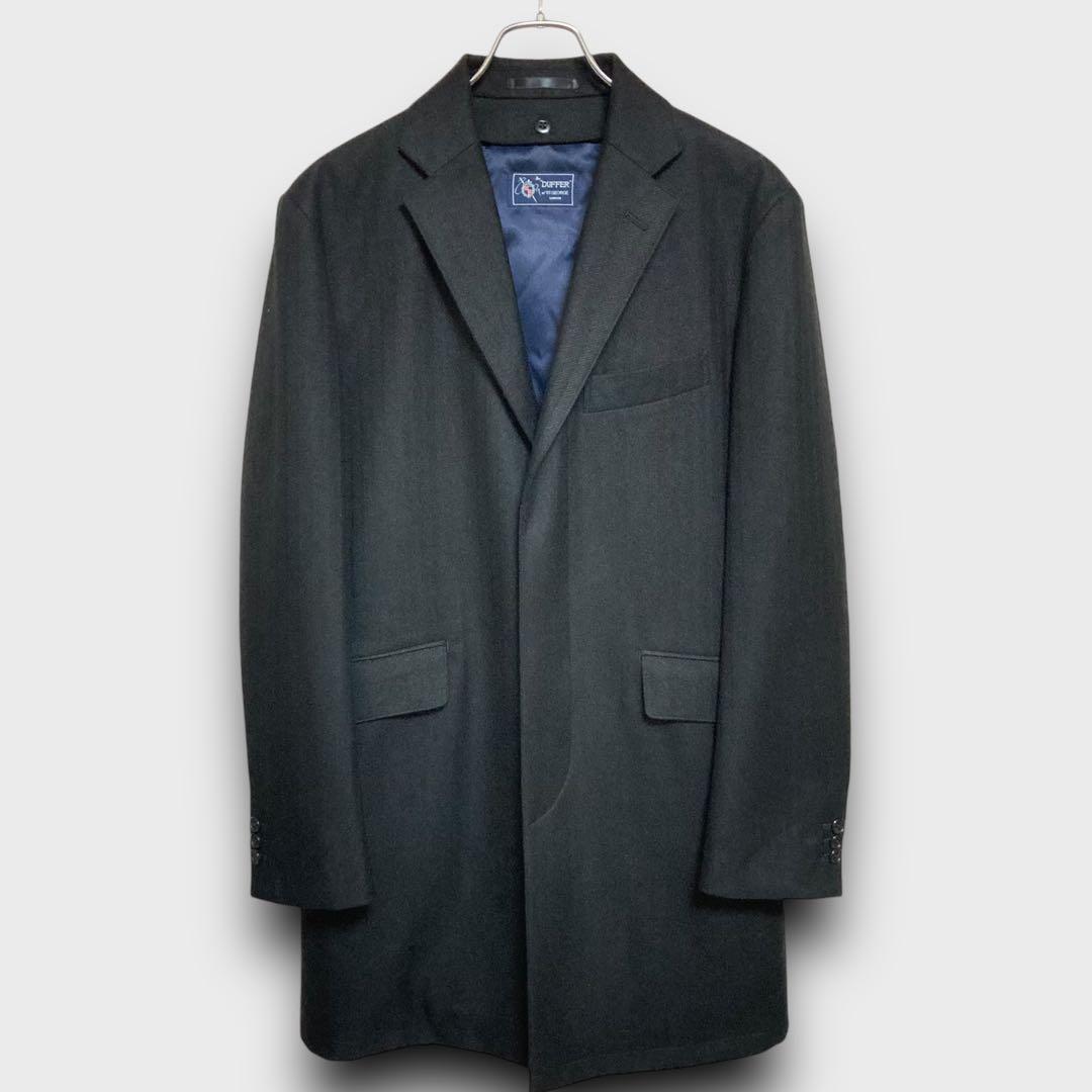 THE DUFFER OF ST.GEORGE ダファーオブセントジョージ チェスターコート ダウンライナー ブラック拍卖